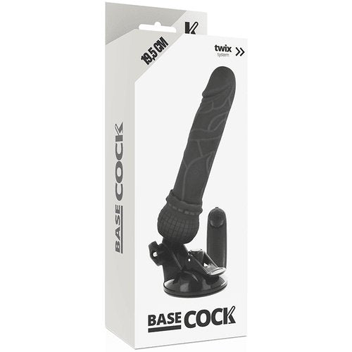 Vibrador Control Remoto Negro 19.5CM BASECOCK REALISTIC