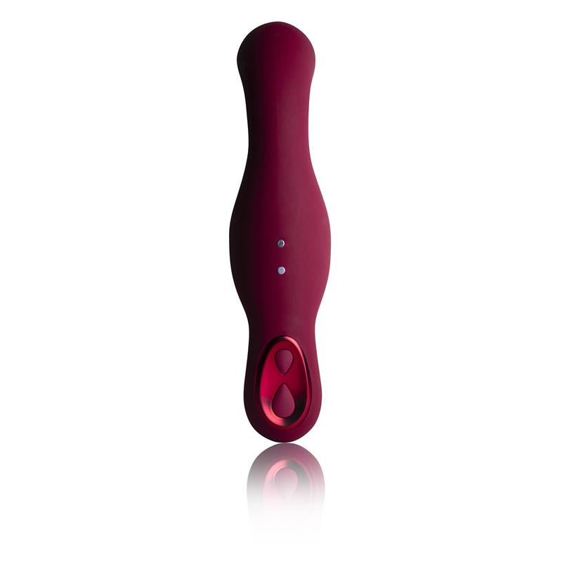 Vibrador Del Punto G RUBY GLOW BLUSH ROJO ROCKSOFF VARITA WAND