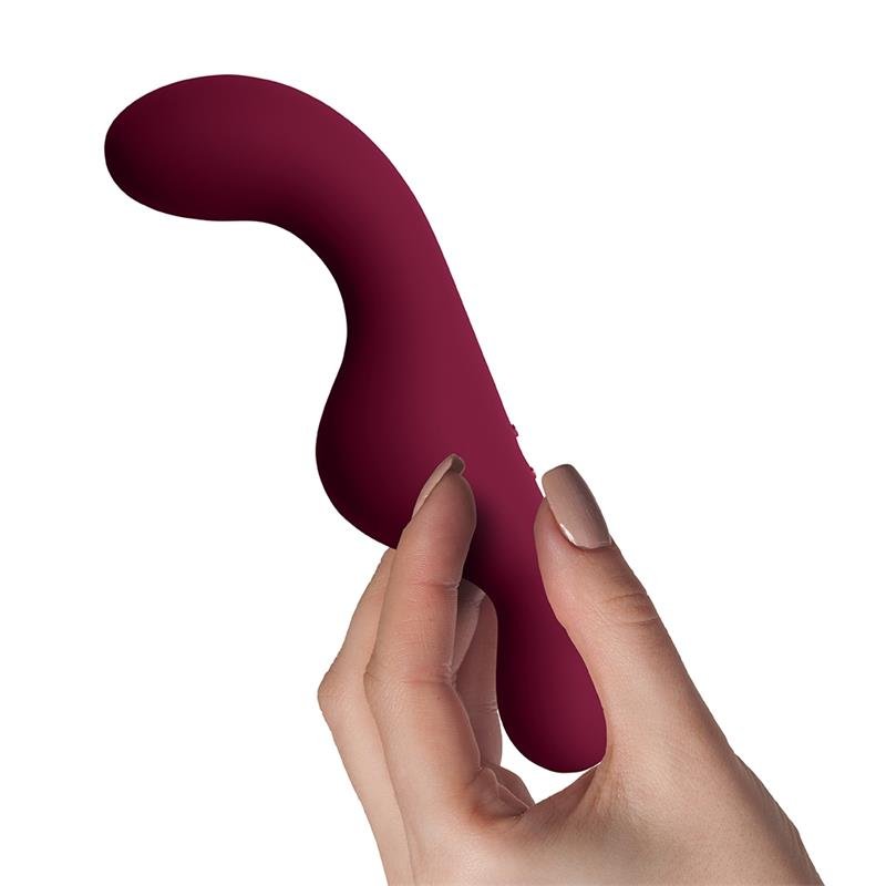 Vibrador Del Punto G RUBY GLOW BLUSH ROJO ROCKSOFF VARITA WAND