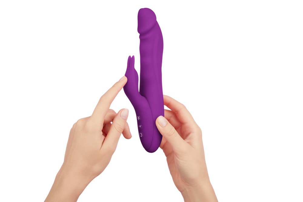 Vibrador Doble Estimulación FEMMEFUNN BOOSTER RABBIT MORADO