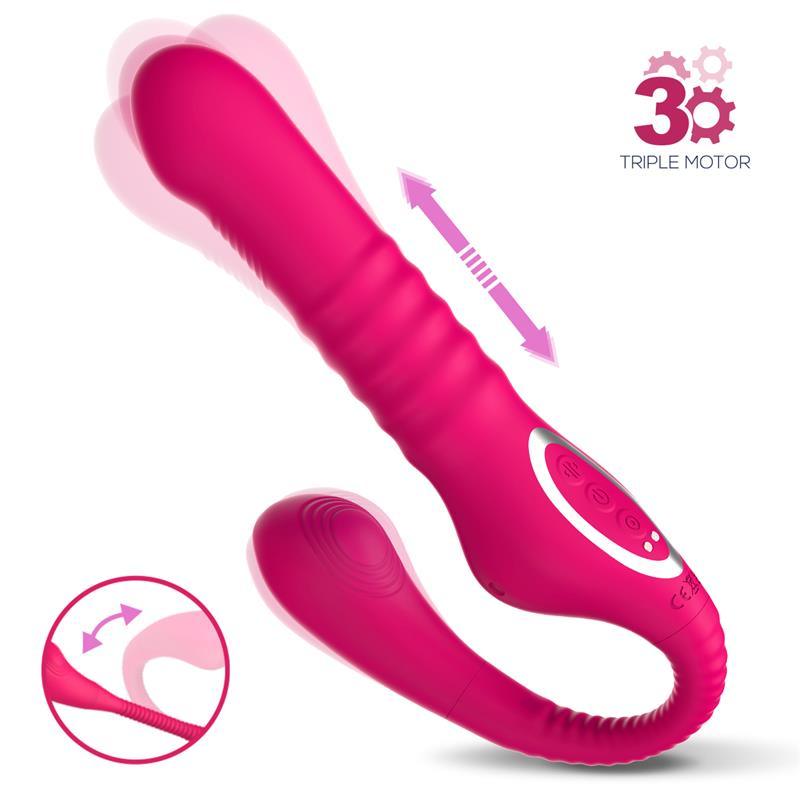 Vibrador Doble Pulsación y Thrusting ACTION NO. TWENTYTHREE