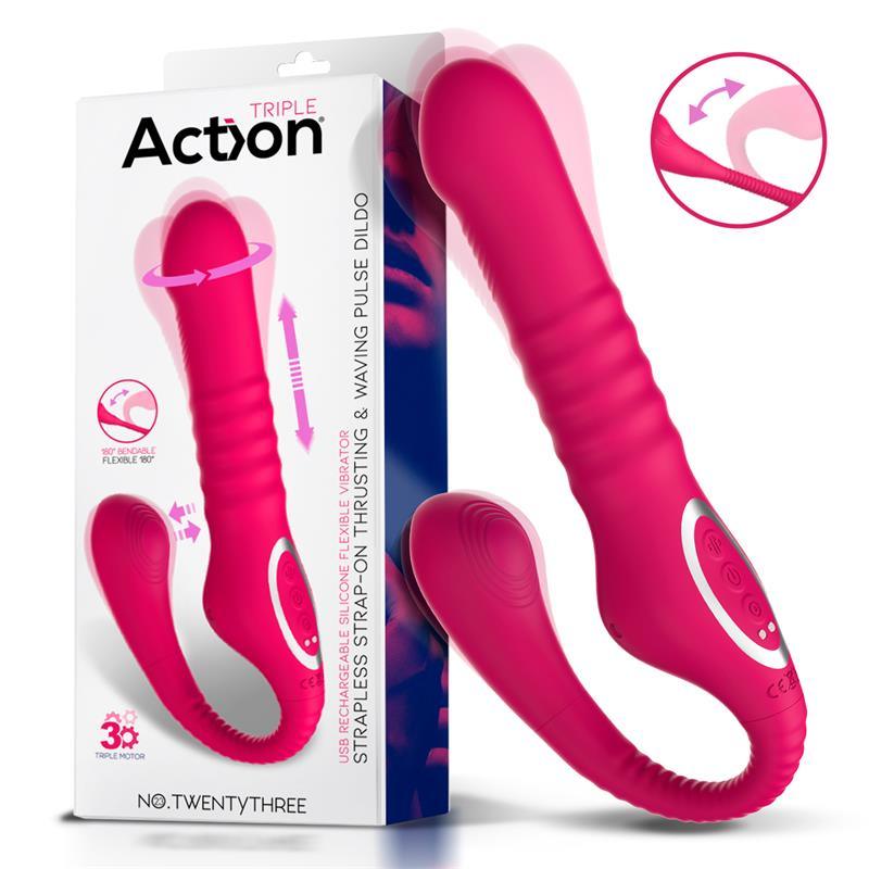 Vibrador Doble Pulsación y Thrusting ACTION NO. TWENTYTHREE