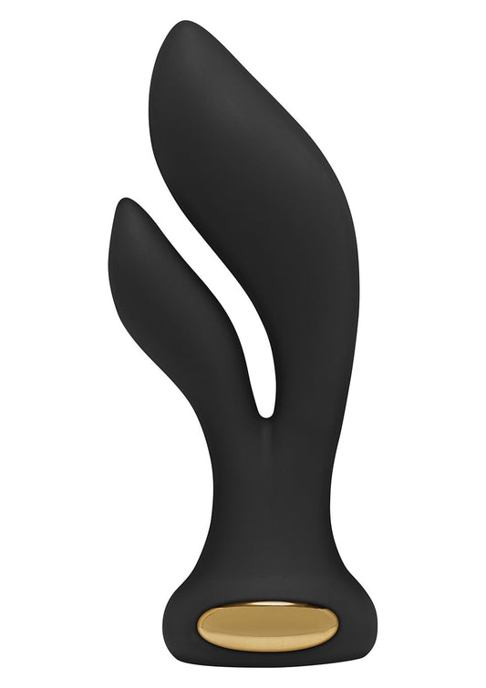 Vibrador estimulador de punto G y clítoris AURA NEGRO