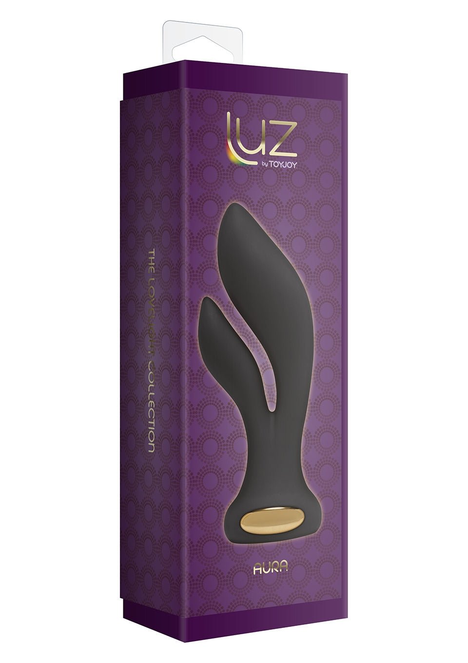 Vibrador estimulador de punto G y clítoris AURA NEGRO