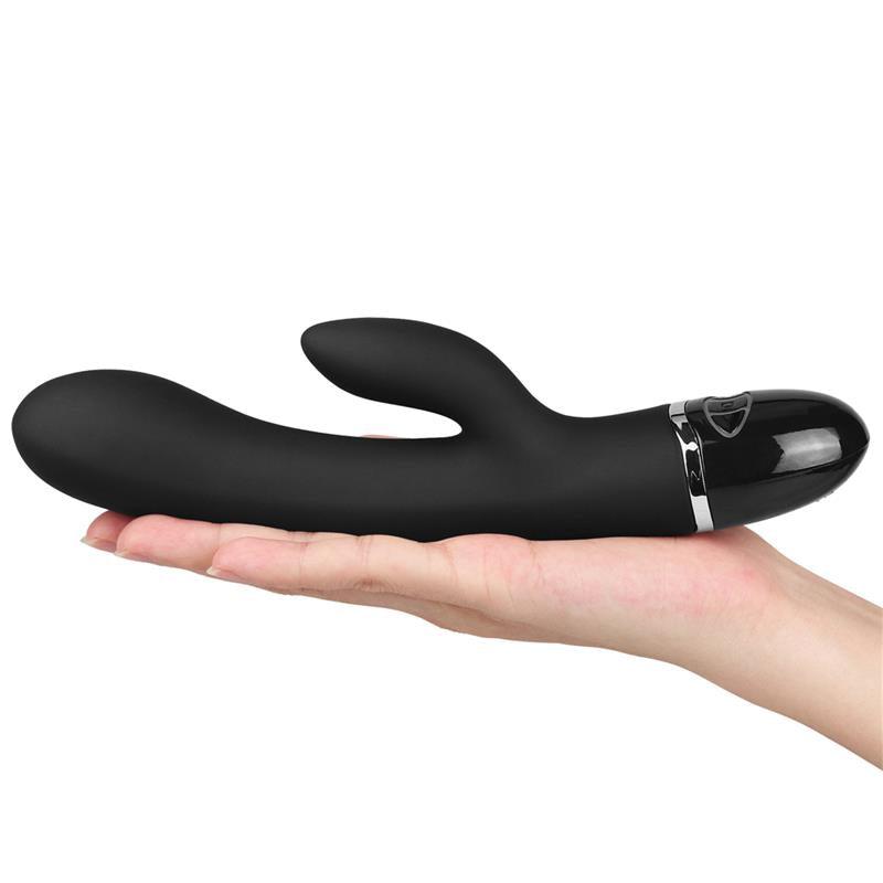 Vibrador Femenino Clítoris Duo Negro O - SENSUAL LOVETOY