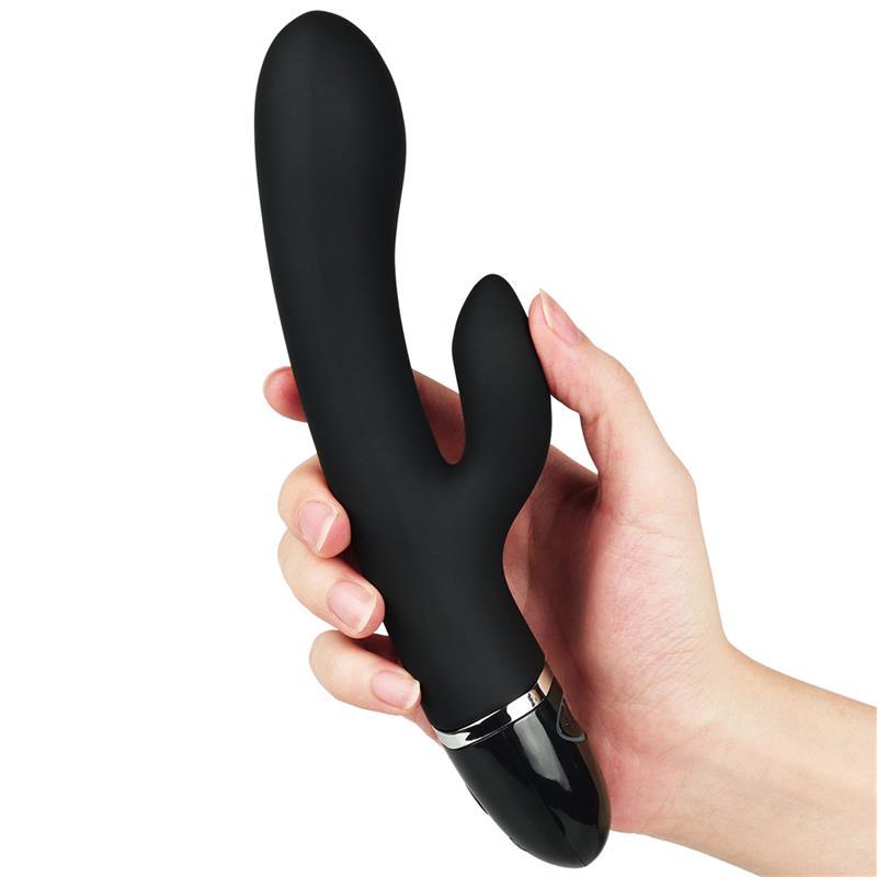 Vibrador Femenino Clítoris Duo Negro O - SENSUAL LOVETOY
