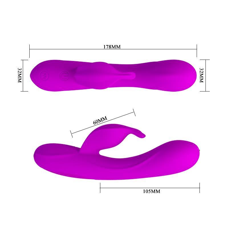 Vibrador femenino Color Púrpura YVES PRETTYLOVE