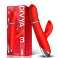 Vibrador Femenino Con Aro De Bolas UP AND DOWN Y PULSACIÓN INTOYOU DIVYA