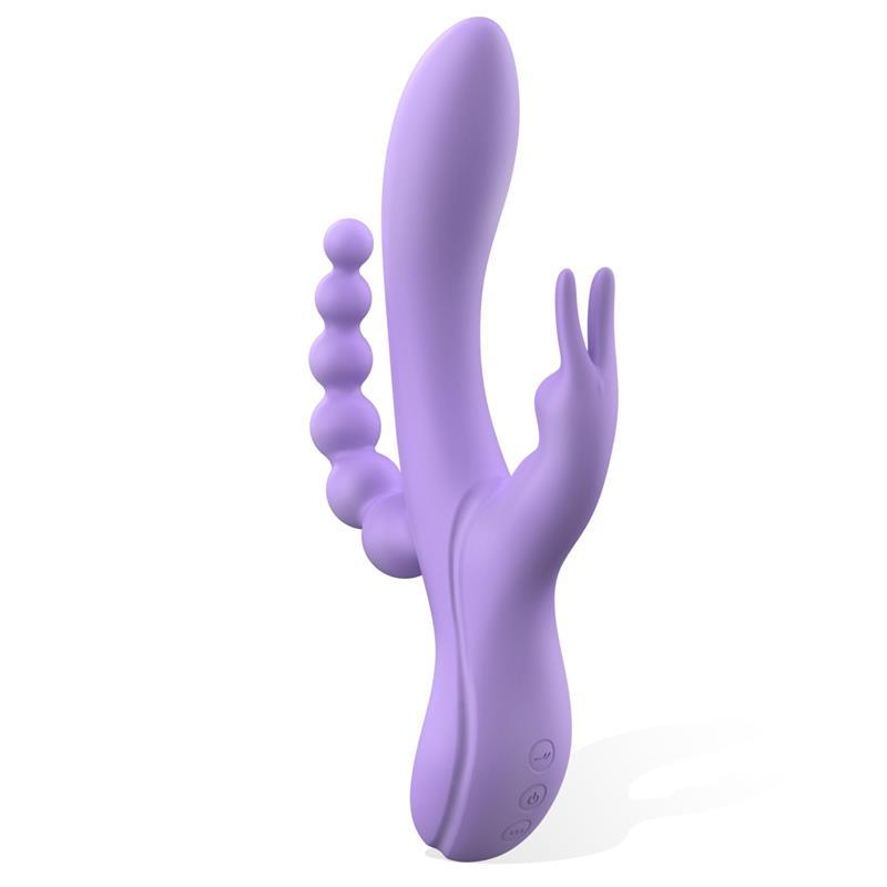 Vibrador Femenino Con Cadena Anal Flexible ENGILY ROSS LINDSAY