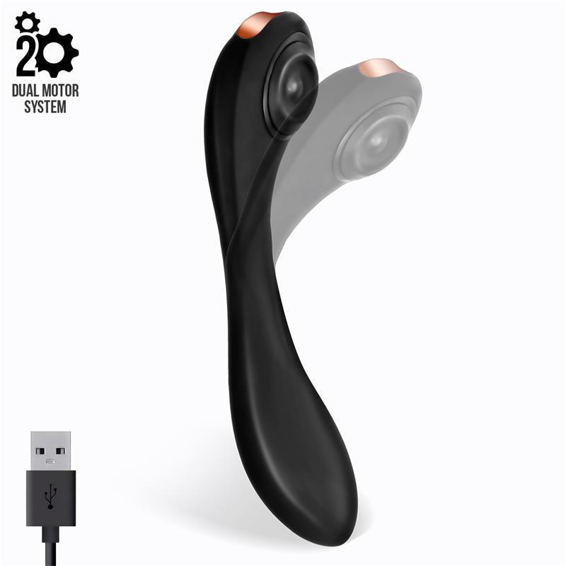 Vibrador Femenino con Esqueleto Articulado TARDENOCHE PULSAR