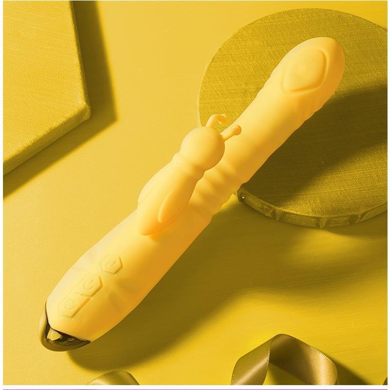 Vibrador Femenino Con Thrusting y Pulsación ENGILY ROSS HONEYBEE