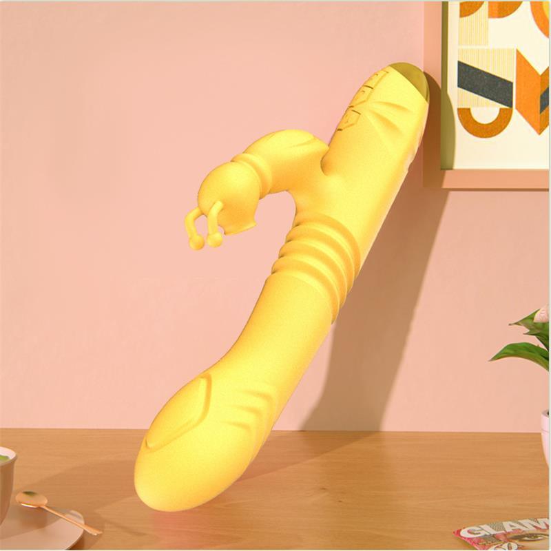 Vibrador Femenino Con Thrusting y Pulsación ENGILY ROSS HONEYBEE