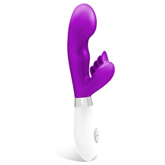 Vibrador Femenino Conejito de Silicona Púrpura LATETOBED SLIPER