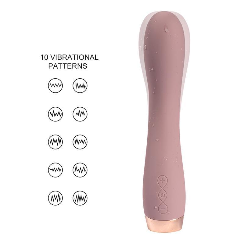 Vibrador Femenino de Silicona USB LINA de SHEQU