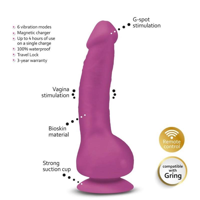 Vibrador Femenino Greal Mini Fucsia FEMENINO GREAL GVIBE