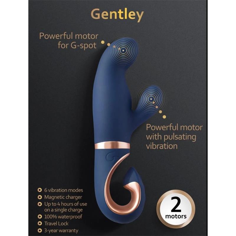 Vibrador Femenino Punto G CARIBBEAN BLUE GVIBE GENTLEY