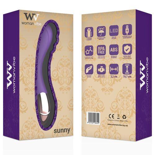 Vibrador Femenino Punto G SILICONA WOMANVIBE SUNNY