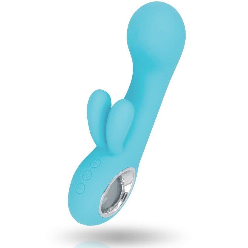 Vibrador Femenino Punto G y Clítoris Turquesa GEORGIA - INSPIRE GLAMOUR