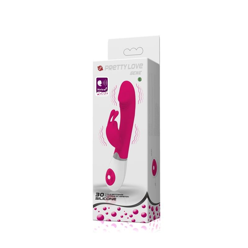 Vibrador Femenino Rosa Control Por Voz GENE PRETTYLOVE