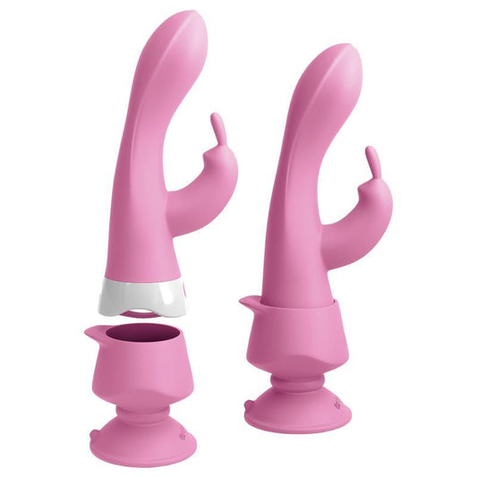 Vibrador Femenino Rosa Rabbit E6 WALL BANGER THREESOME