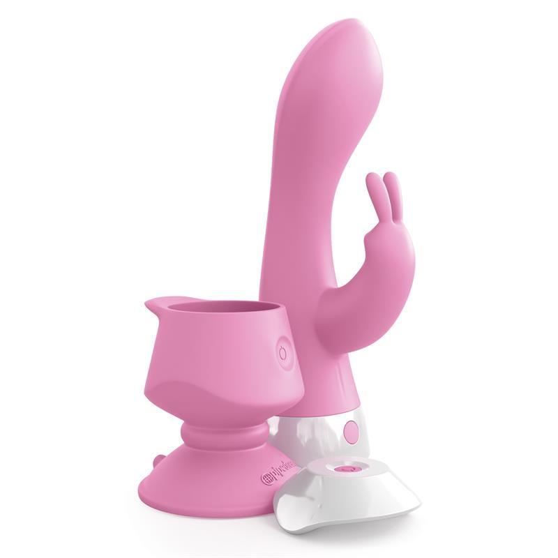 Vibrador Femenino Rosa Rabbit E6 WALL BANGER THREESOME