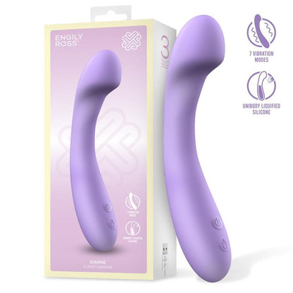 Vibrador Femenino Silicona Líquida Punto G Flexible ENGILY ROSS DIANNE