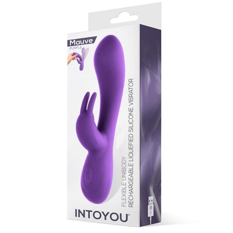 Vibrador Femenino Silicona Liquida UNIBODY PURPURA INTOYOU MAUVE