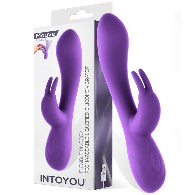 Vibrador Femenino Silicona Liquida UNIBODY PURPURA INTOYOU MAUVE