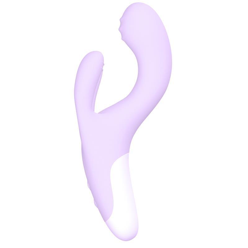 Vibrador Femenino Triple Motor Ergónomico USB SILICONA ÜNIHÖRN BRIGHTLILAC - Quarto Secret