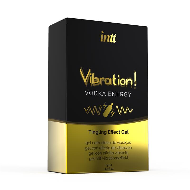 Vibrador Líquido Efecto Calor con Sabor a Vodka INTT