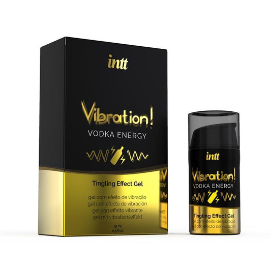 Vibrador Líquido Efecto Calor con Sabor a Vodka INTT