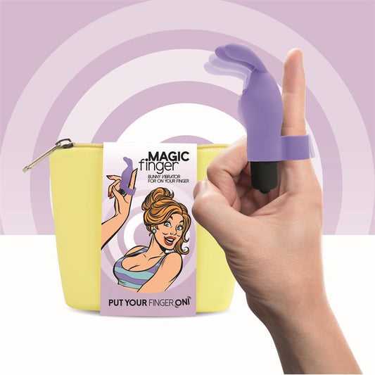 Vibrador Para El Dedo Púrpura FEELZTOYS MAGIC FINGER