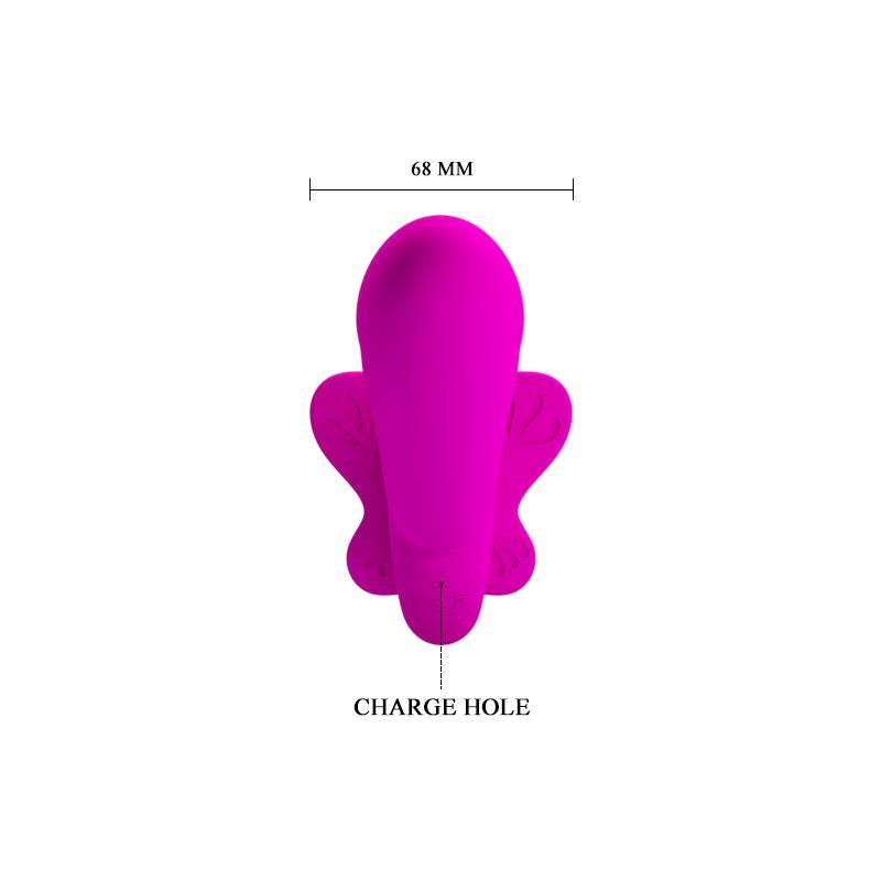 Vibrador para Parejas sin Arnés USB PRETTYLOVE VALERIE
