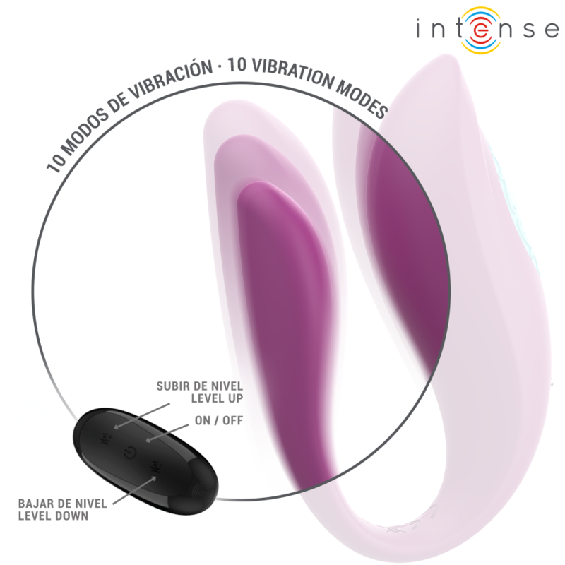 Vibrador Parejas Control Remoto Forma de U ANNIE 