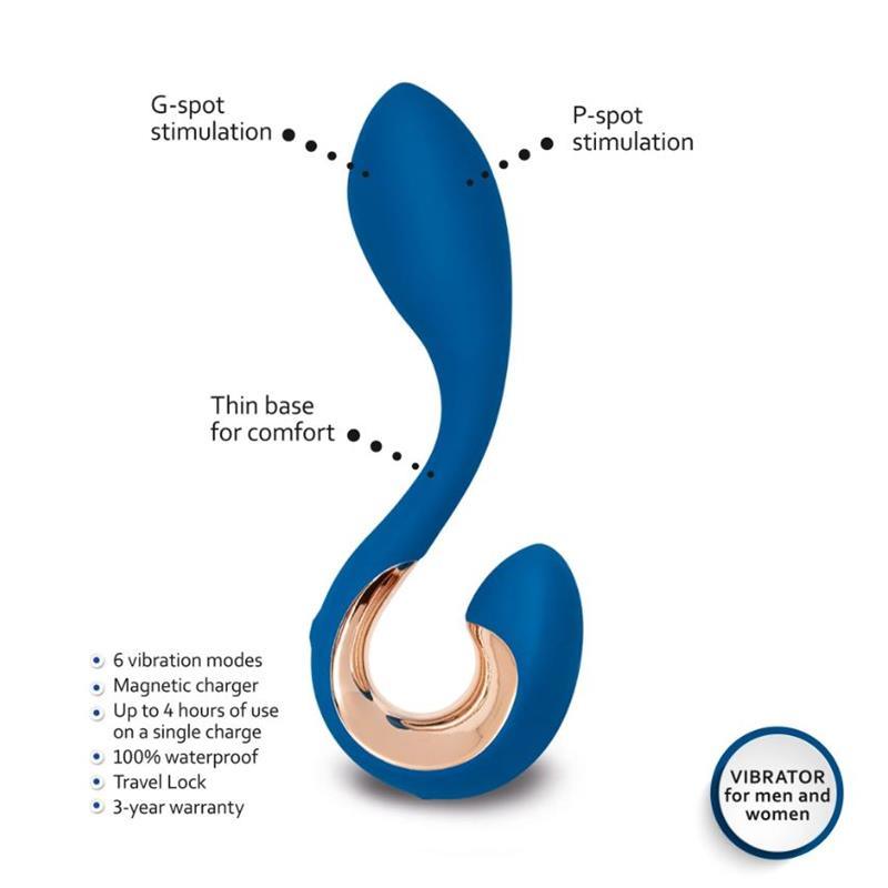Vibrador Punto G y Punto P INDIGO GVIBE GPOP2