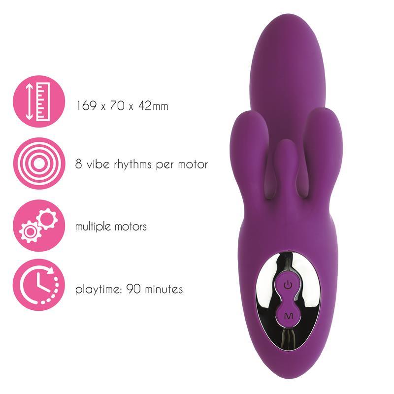 Vibrador Triple Estimulación FEELZTOYS TRIVIBE G - SPOT