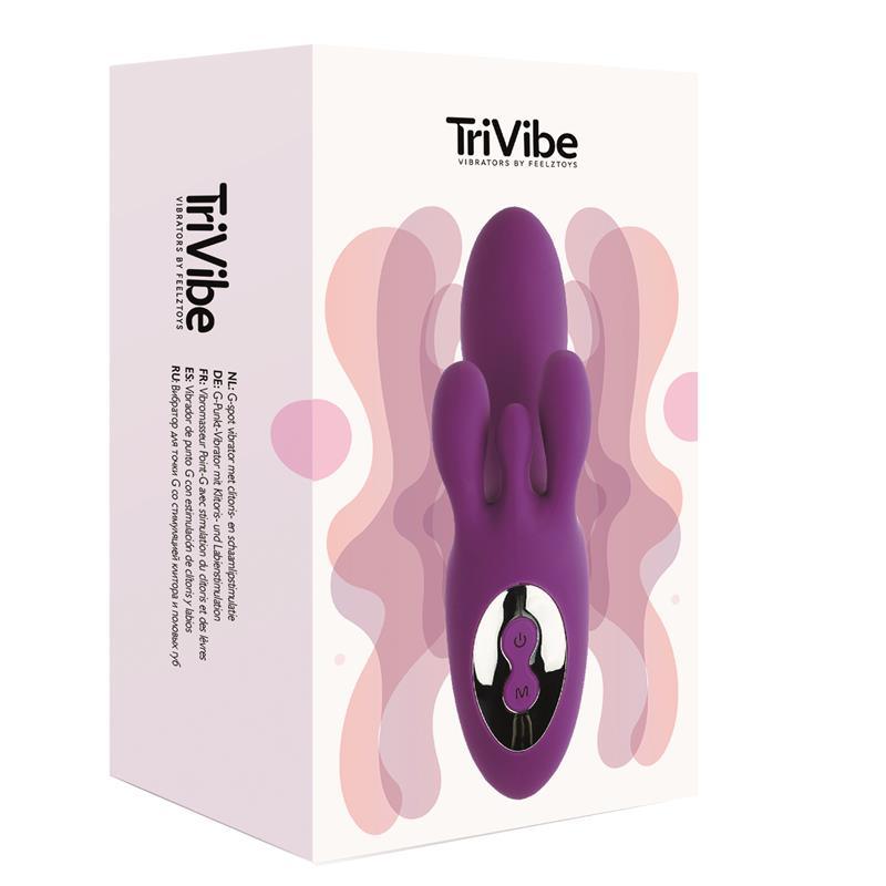 Vibrador Triple Estimulación FEELZTOYS TRIVIBE G - SPOT