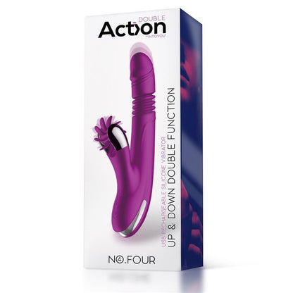 Vibrador UP AND DOWN Y Rueda Estimuladora ACTION NO. FOUR - Quarto Secret