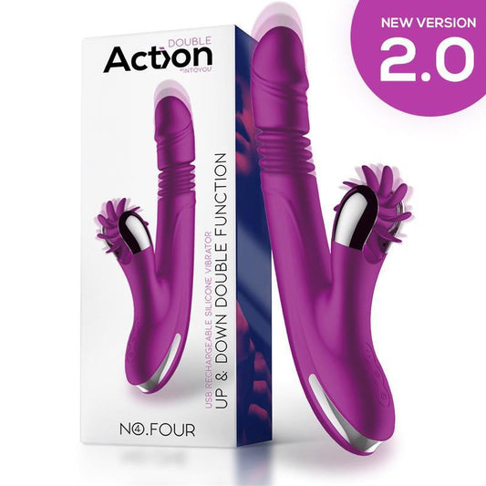 Vibrador UP AND DOWN Y Rueda Estimuladora ACTION NO. FOUR