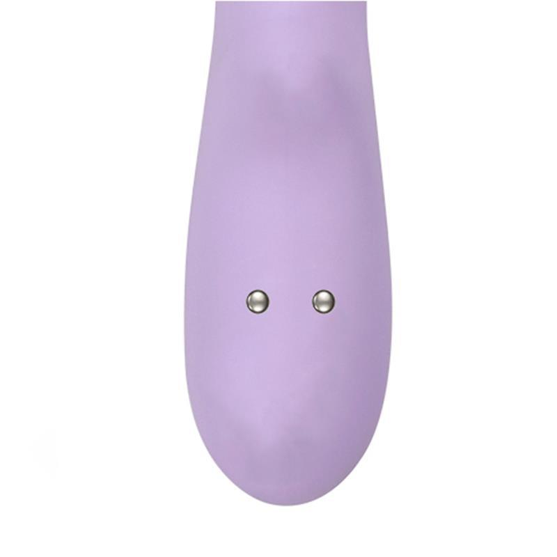 Vibrador y Rotador Doble Motor 360º USB SILICONA ÜNIHÖRN BRIGHTPURPLE