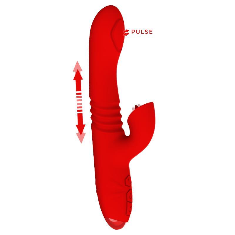Vibrador y Succionador Clítoris CON THRUSTING Y PULSACIÓN ENGILY ROSS VELVET