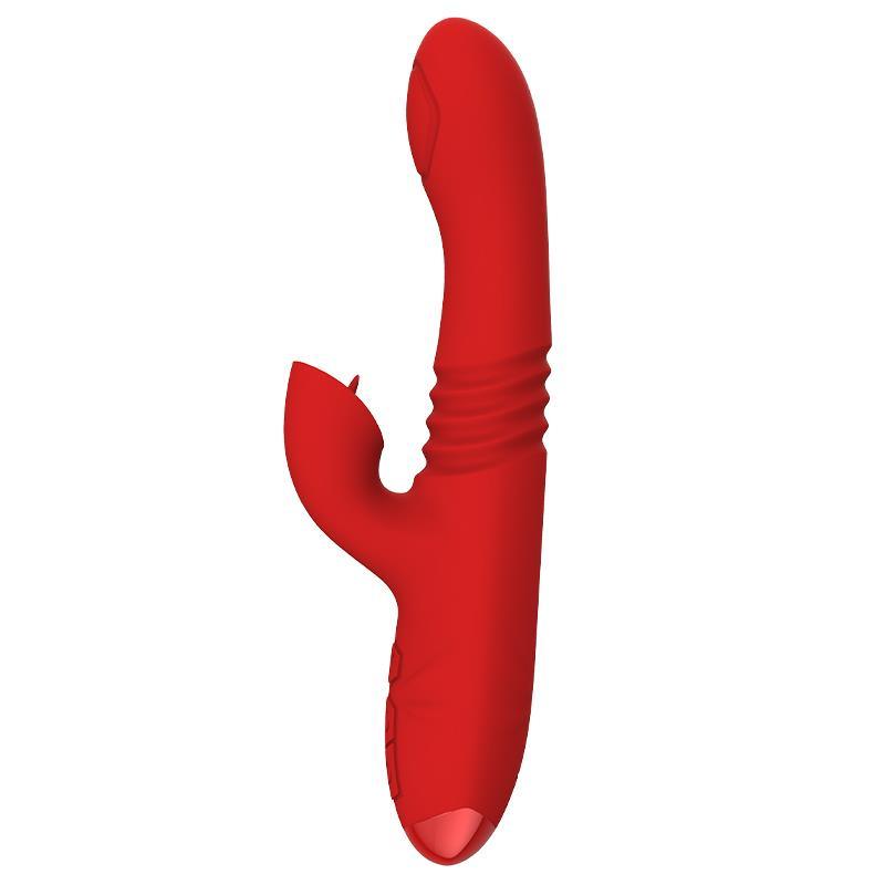 Vibrador y Succionador Clítoris CON THRUSTING Y PULSACIÓN ENGILY ROSS VELVET