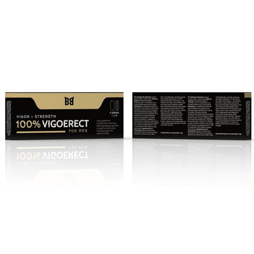 VIGOERECT Potenciador Para Hombre 4 CÁPSULAS BLACKBULL BY SPARTAN